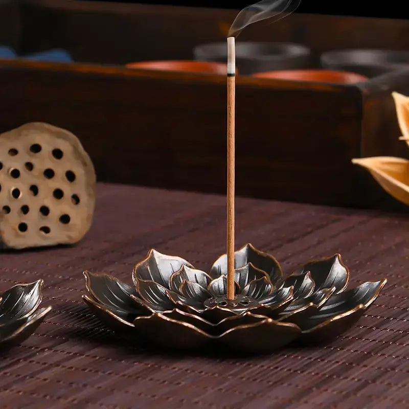 Lotus Shaped Incense Burner