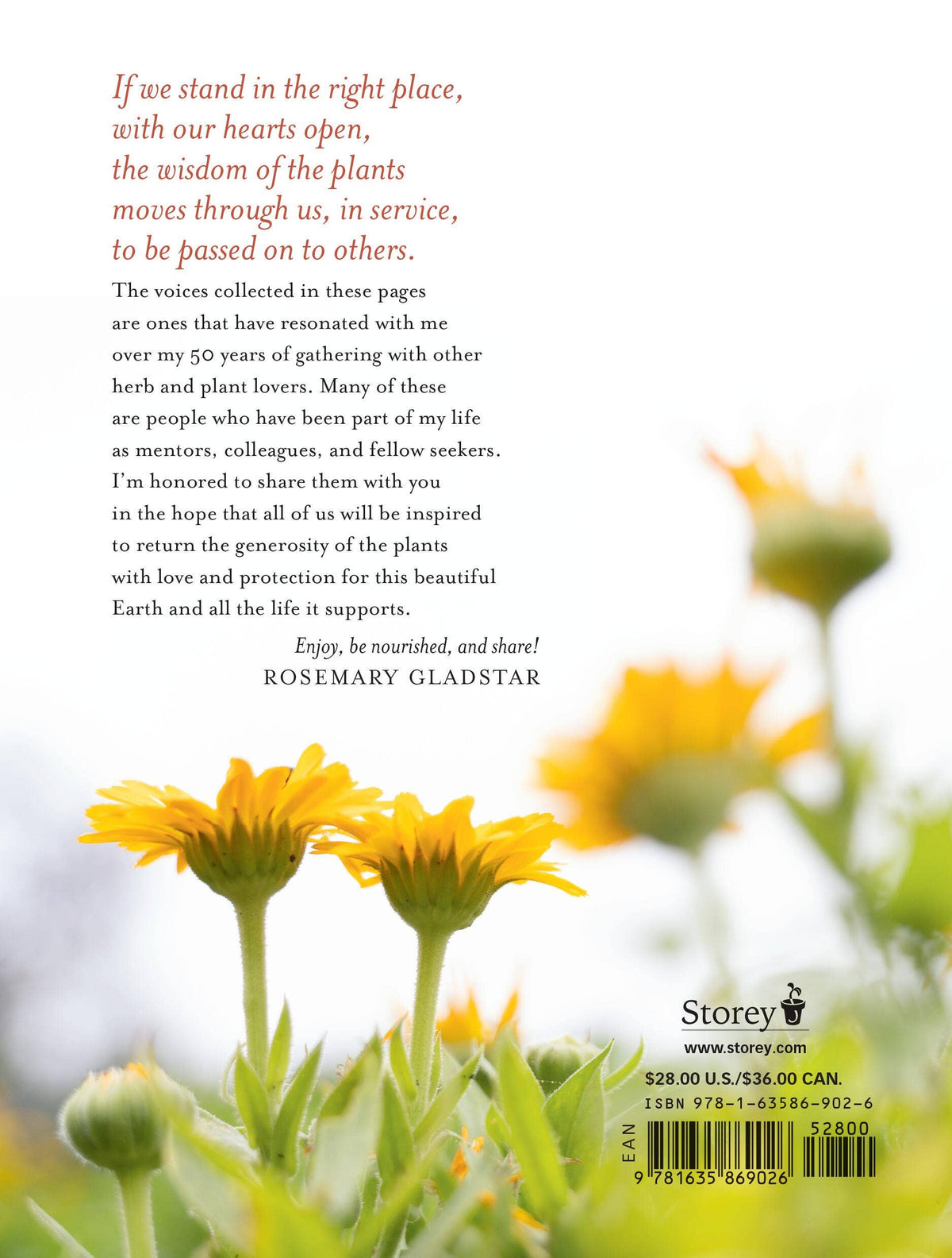 The Generosity Of Plants: gathered by Rosemary Gladstar