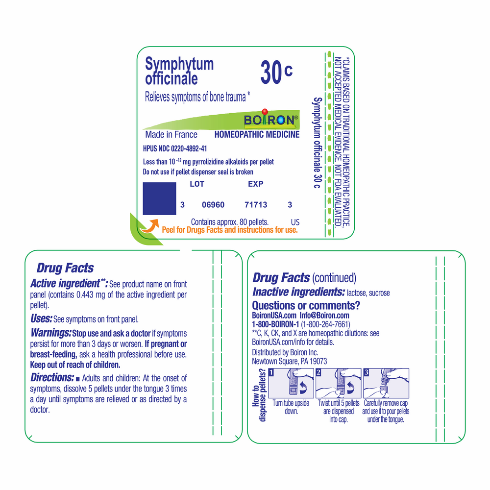 Symphytum Officinale 30c (80 pellets) Homeopathics