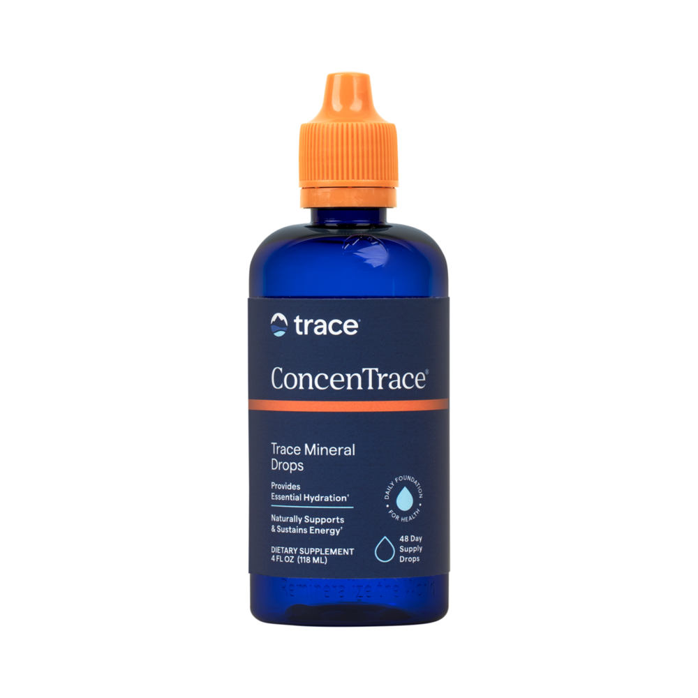 ConcenTrace TraceDrops 4oz plastic bottle
