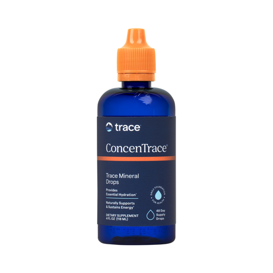 ConcenTrace TraceDrops 4oz plastic bottle