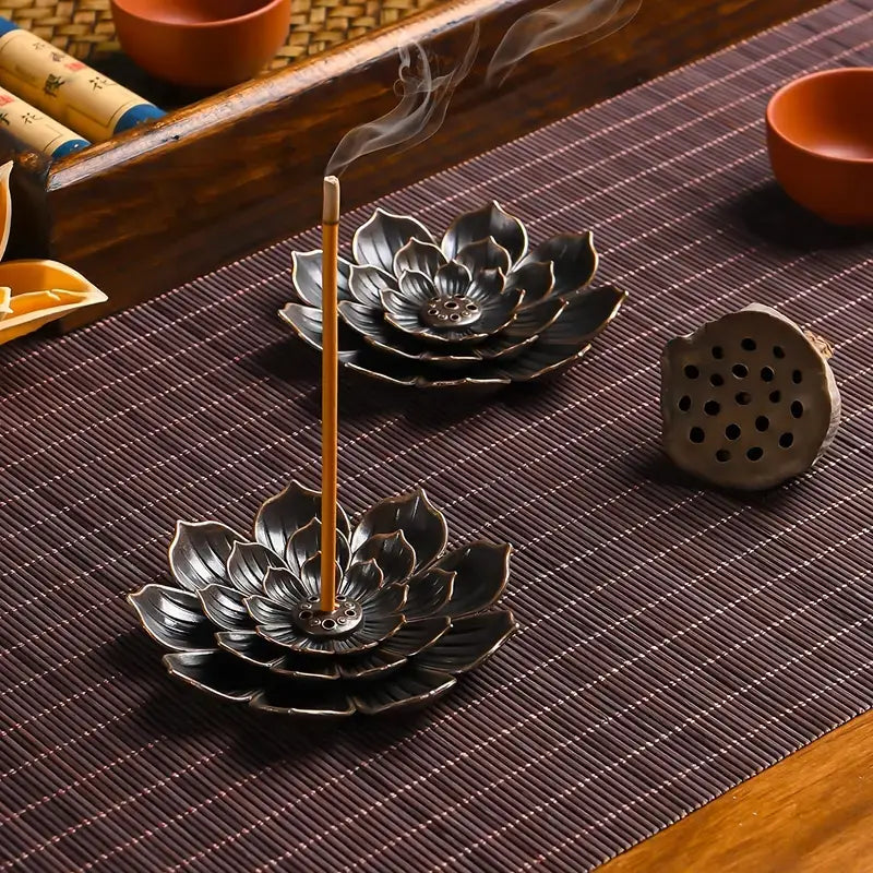 Lotus Shaped Incense Burner