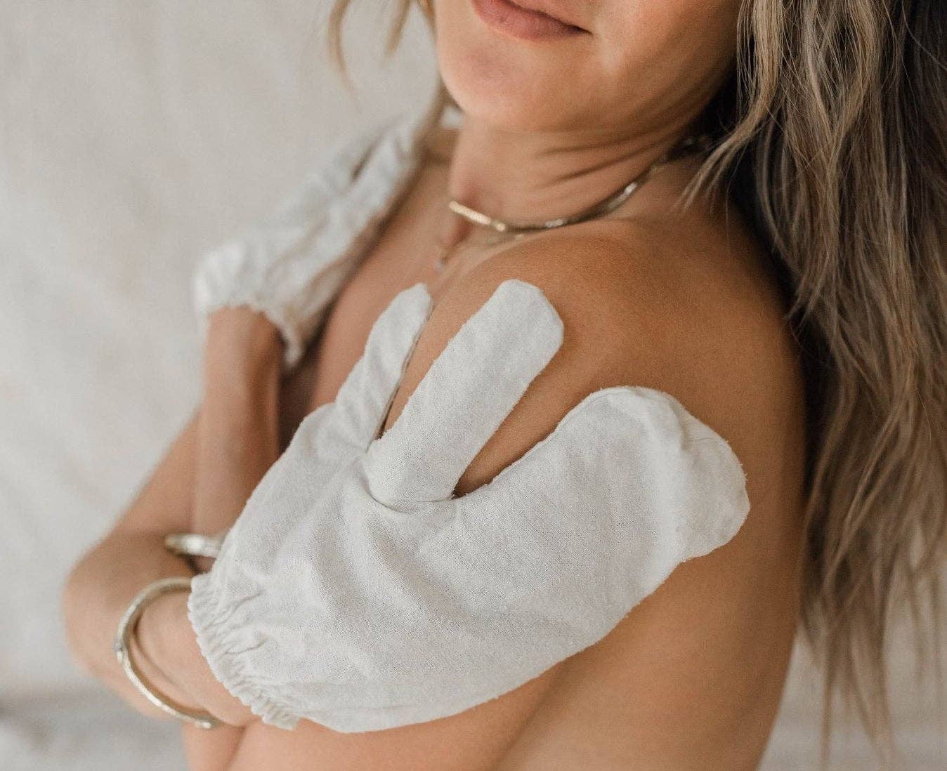 Garshana Gloves – Ayurvedic Dry Brushing Gloves : Small/Medium