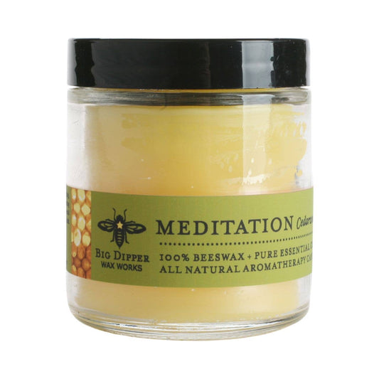 Meditation- Apothecary Glass Candle 3.2oz