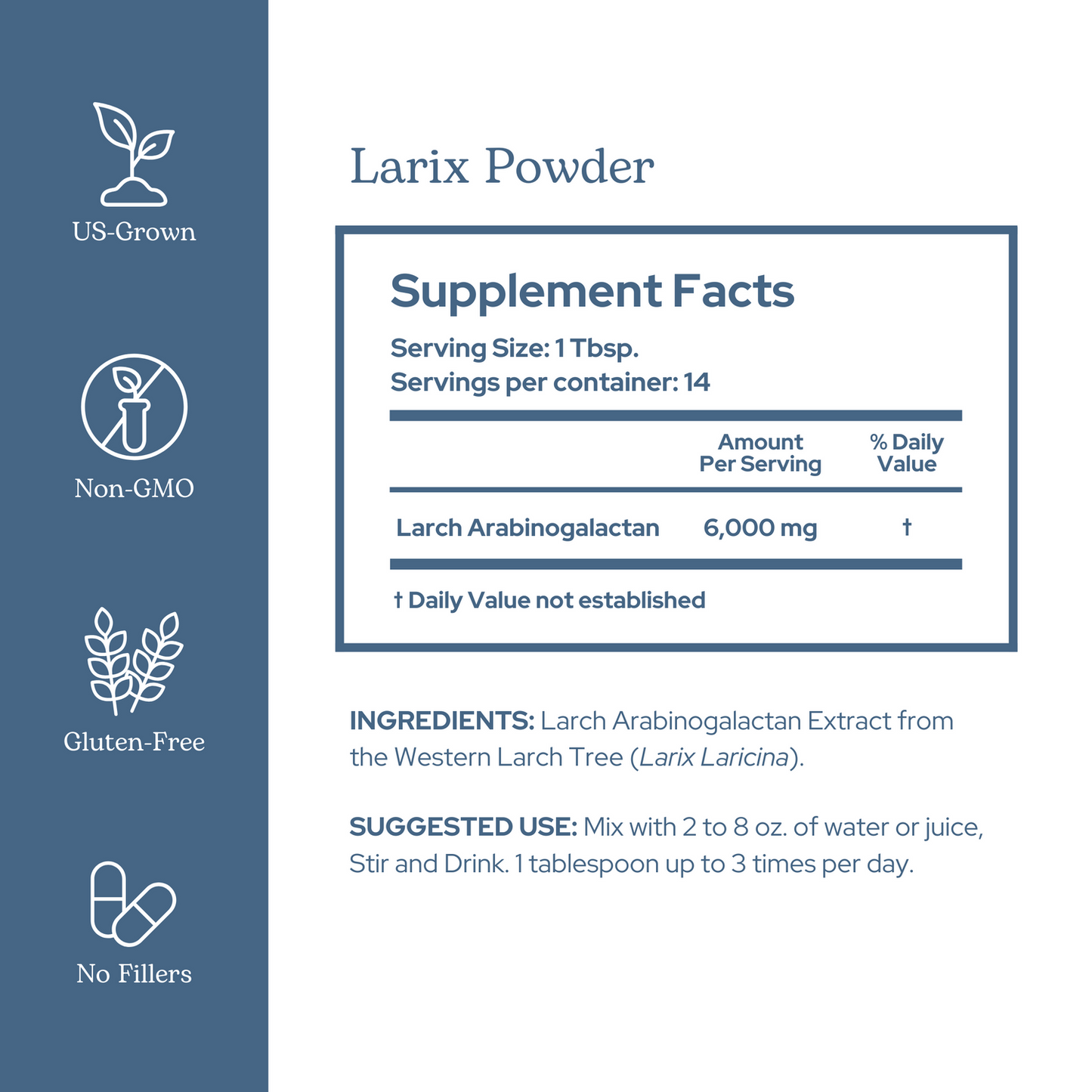 Larix powder 3oz