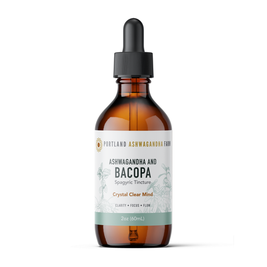 Ashwagandha Bacopa - Spagyric Tincture: 2oz