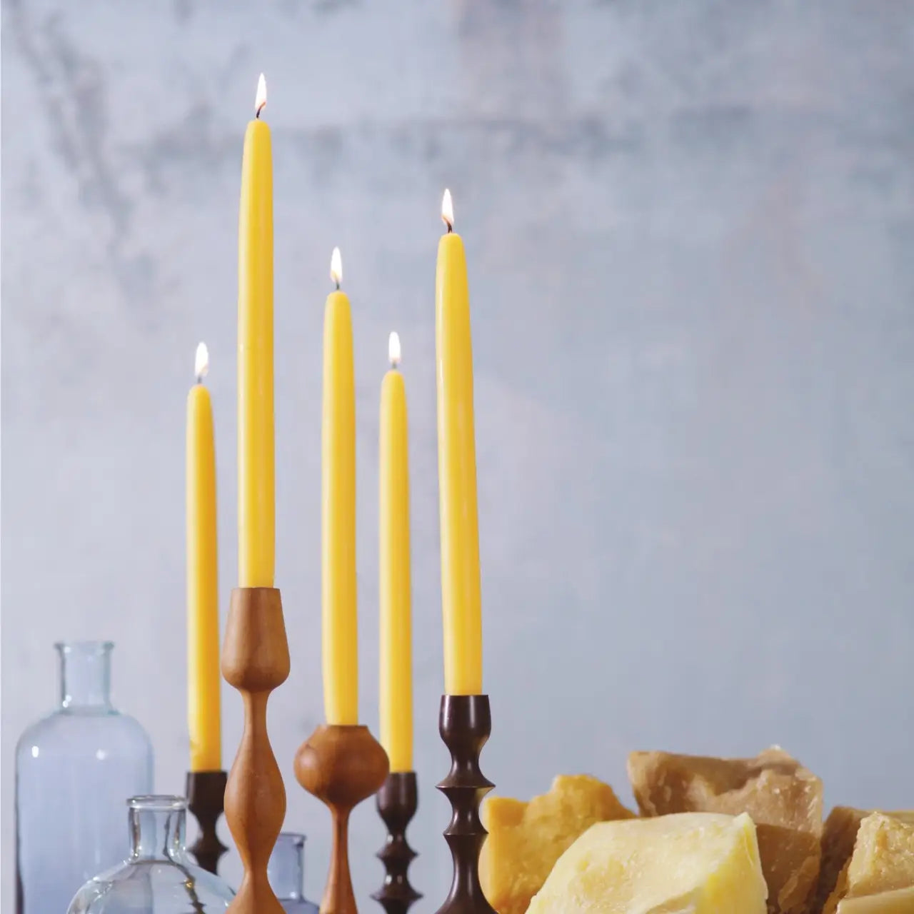 Pumpkin Taper: Standard (12" x 7/8") Beeswax