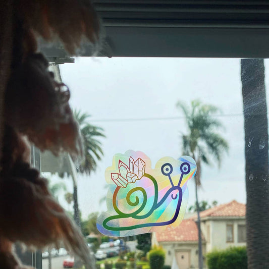 Snail Suncatcher Window Decal