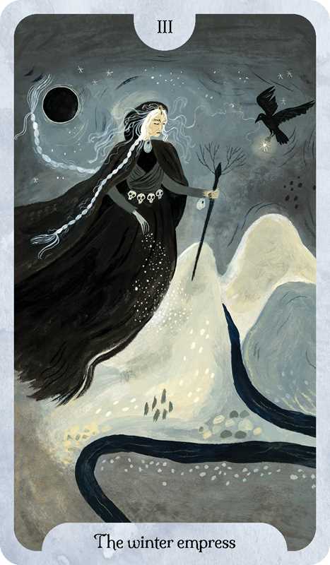 Season's of the Witch; Winter Tarot by Lorriane Anderson