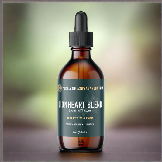 Lionheart Blend - Fresh Spagyric Tincture: 4oz