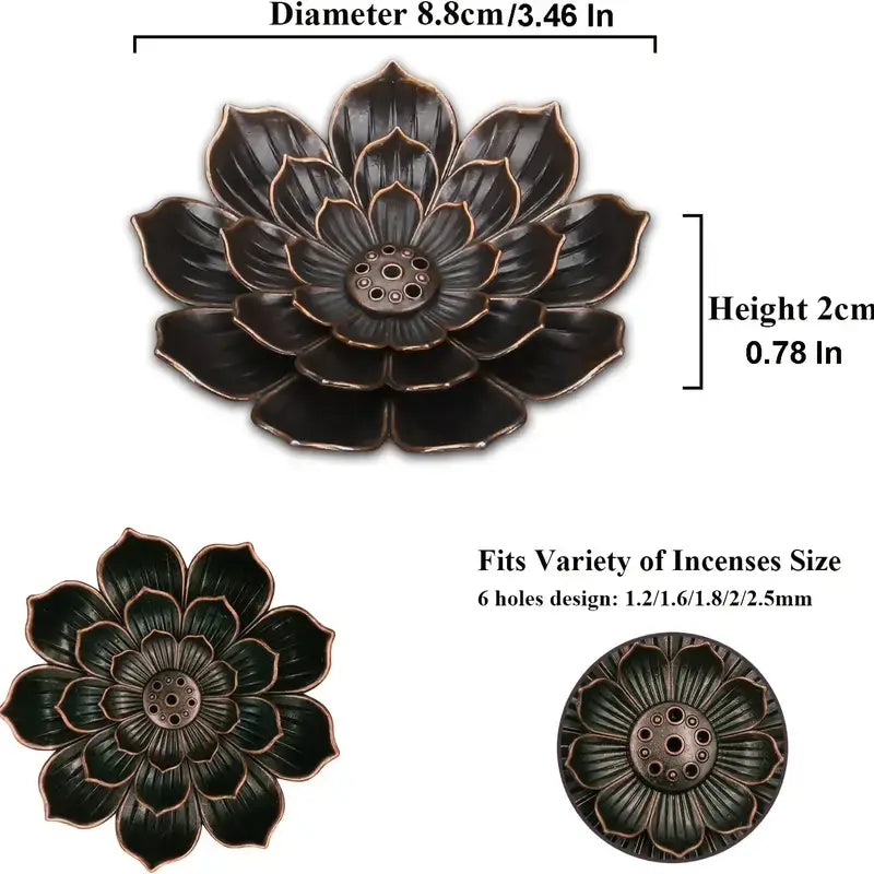 Lotus Shaped Incense Burner