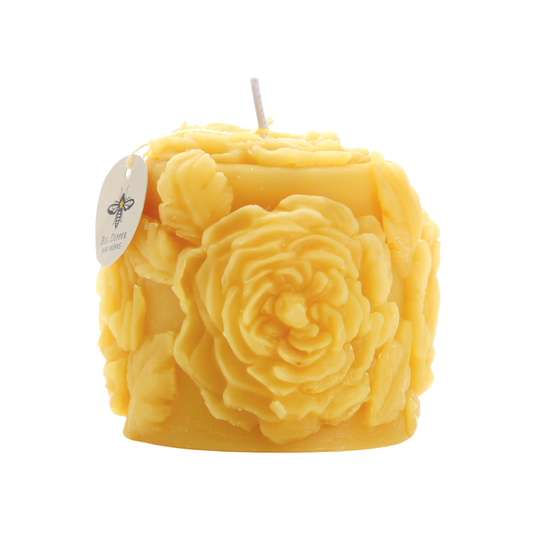 Rose Blossom Pillar Beeswax