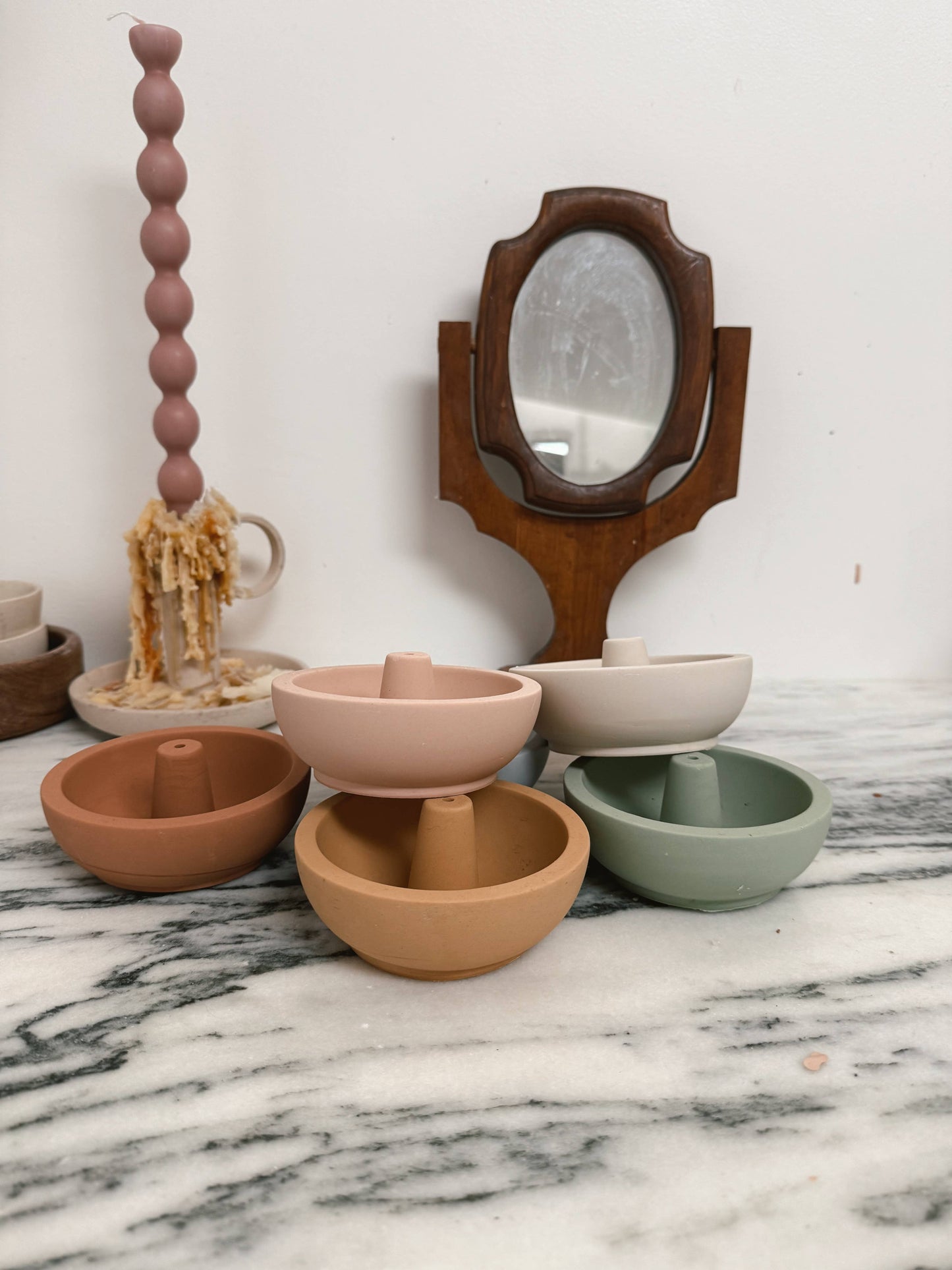 Blush - Saucer incense holder