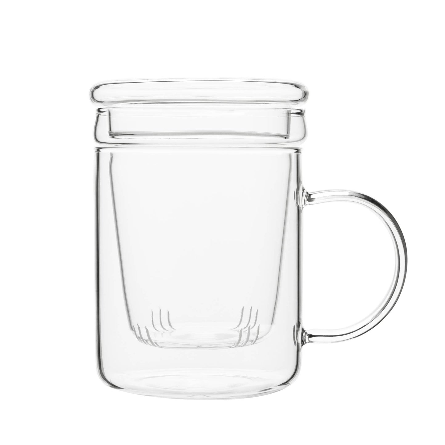 Blake™ Glass Loose Leaf Tea Infuser Mug with Lid