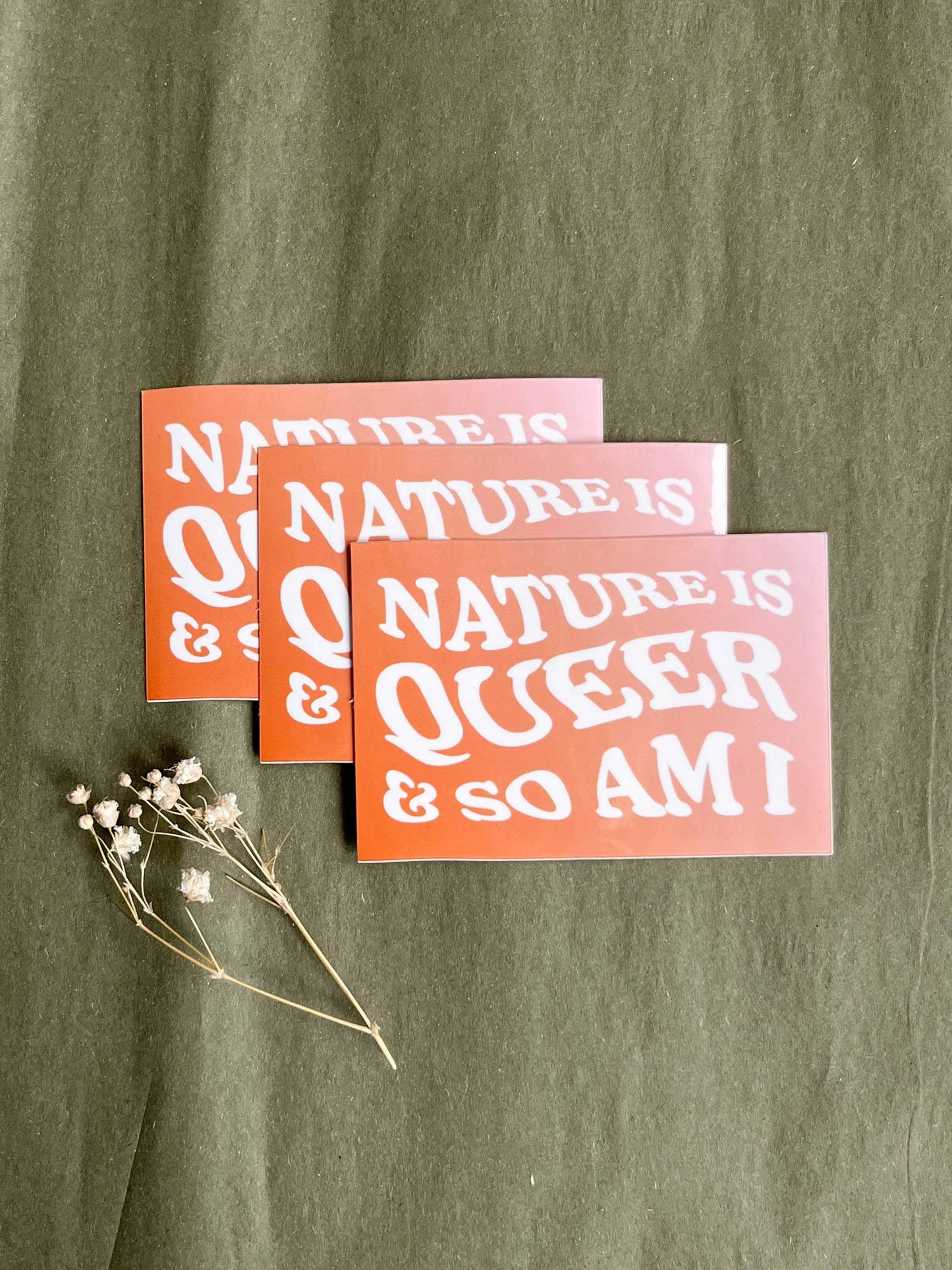 Queer Nature Vinyl Sticker