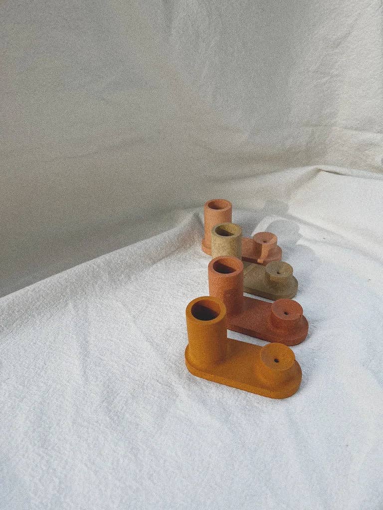 Terracotta - Incense + Match Holder
