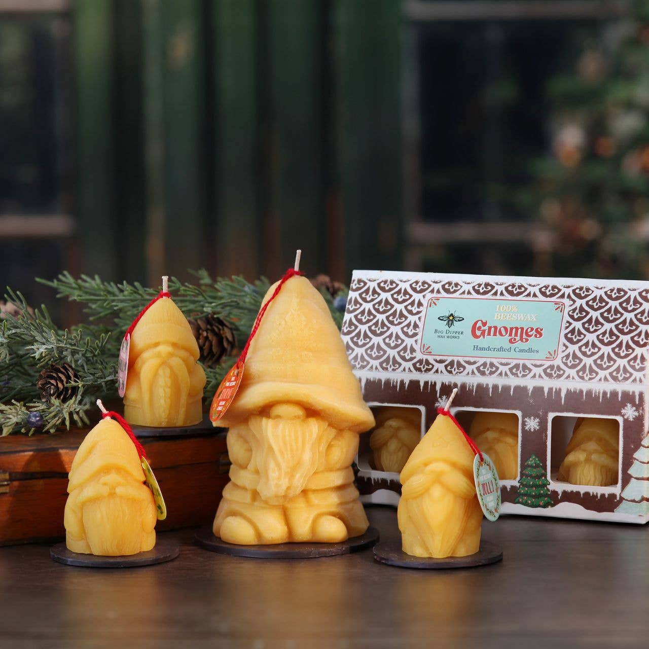 Holiday Gnome Candle – Large