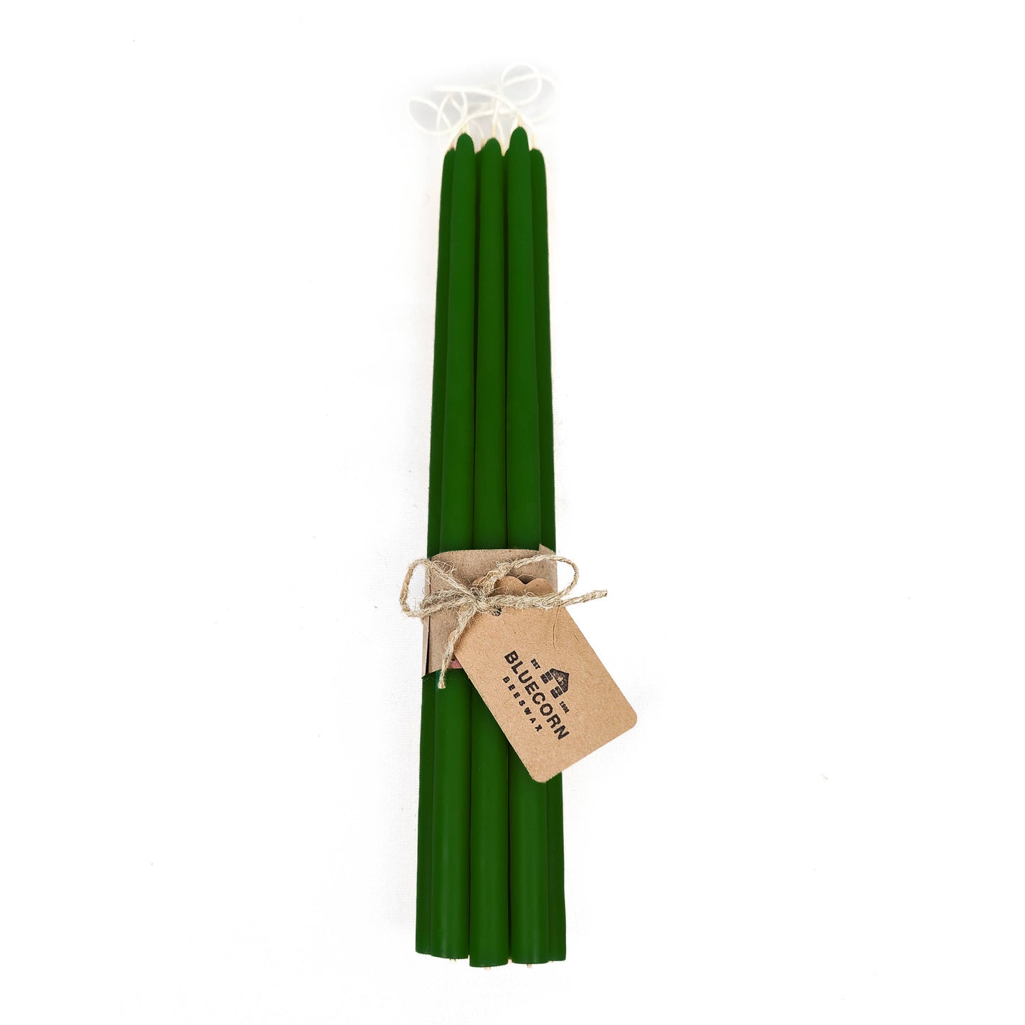 Black: Thin Beeswax Taper Candles