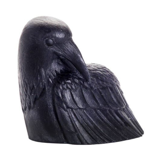 Crow Candle –Black – 4”