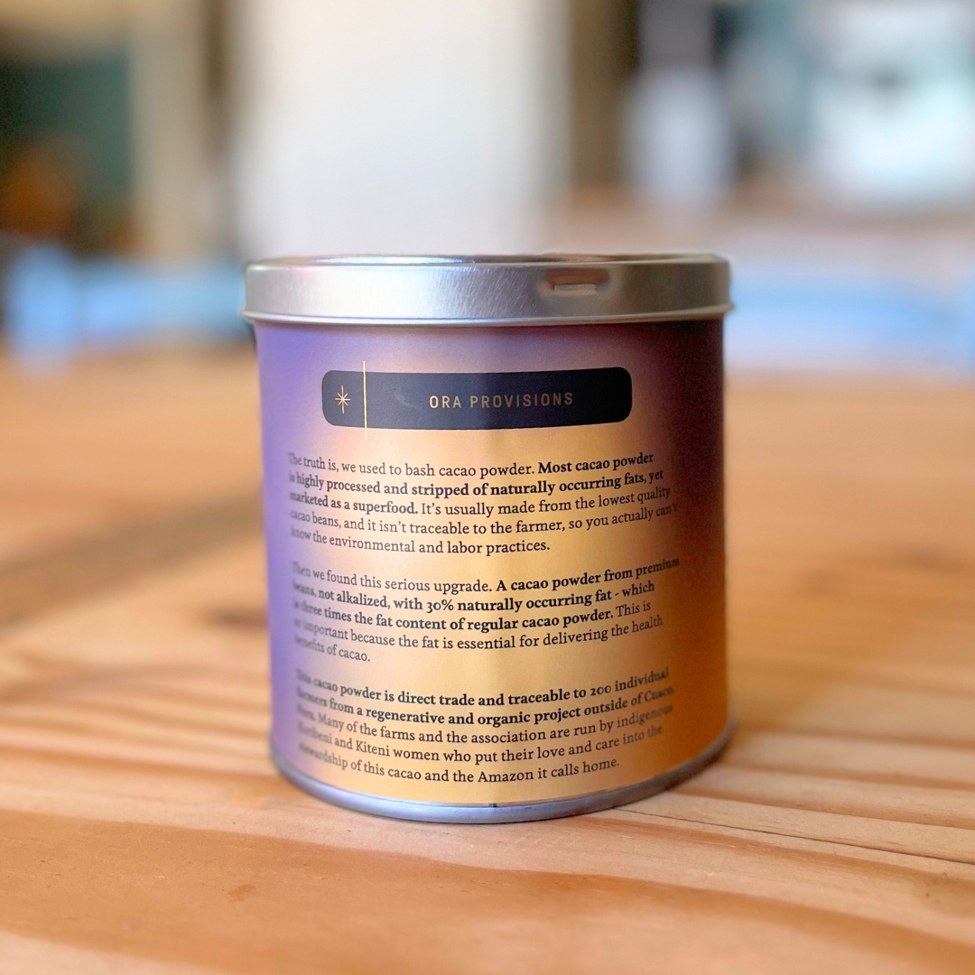 Triple Fat Cacao Powder, 100% Cacao