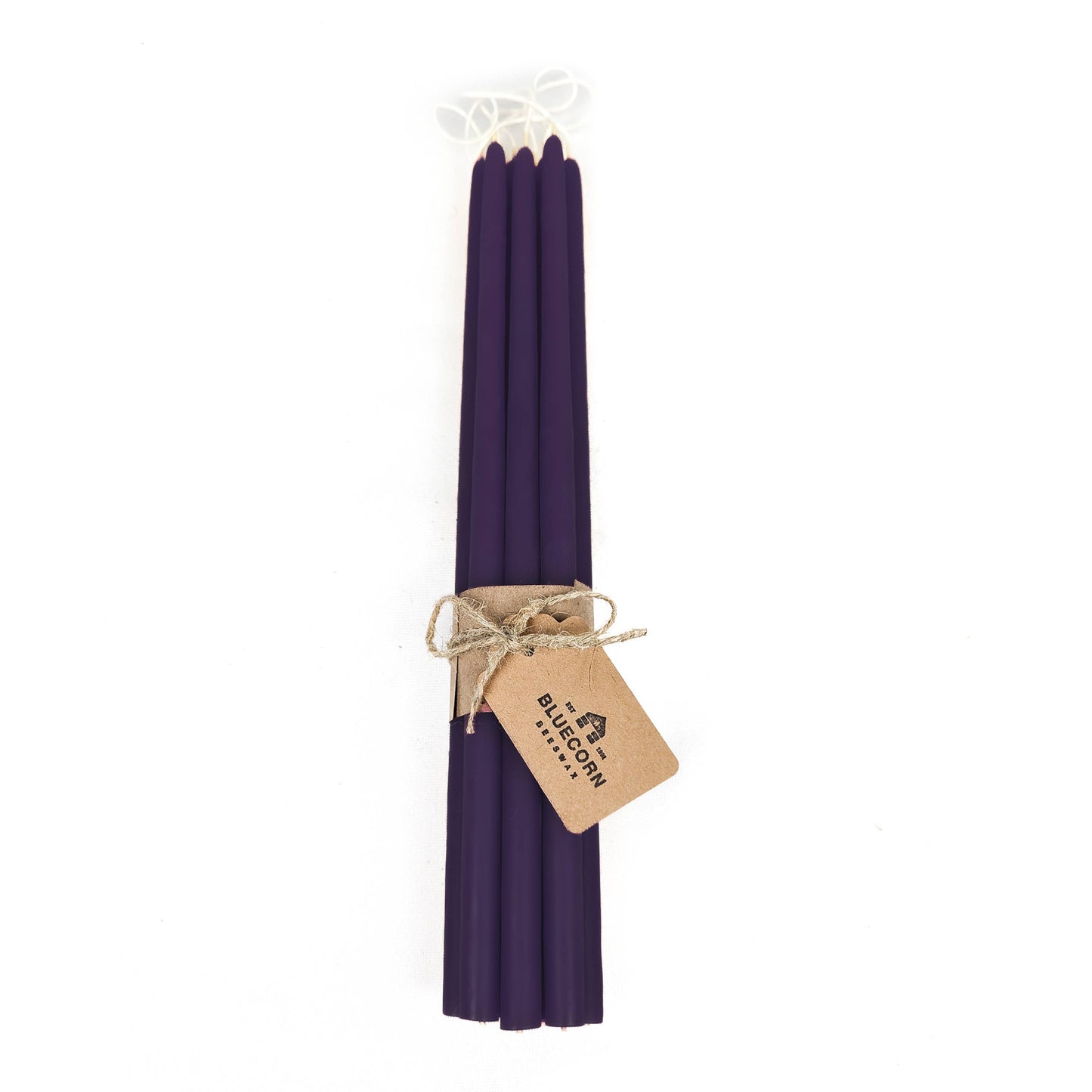Red: Thin Beeswax Taper Candles