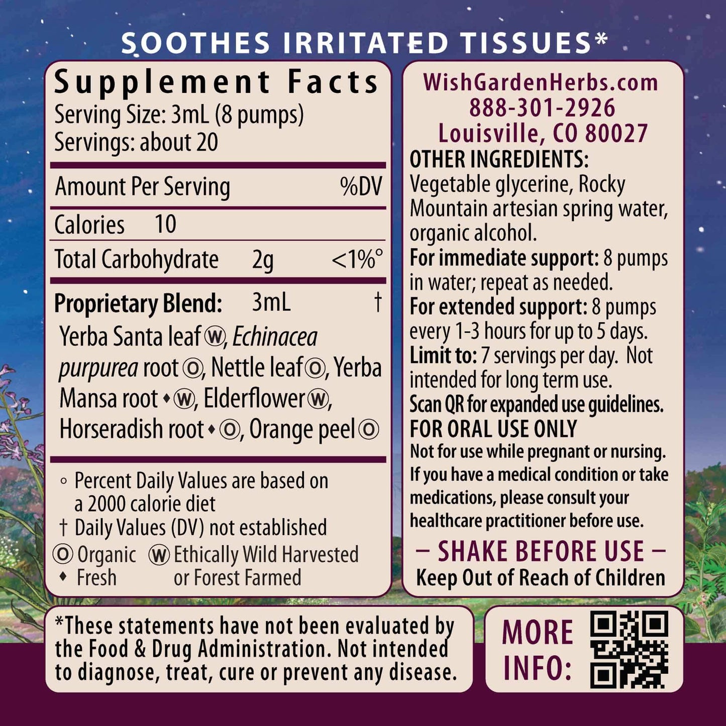Kick-Ass Allergy & Sinus Soother Tincture 2oz pump