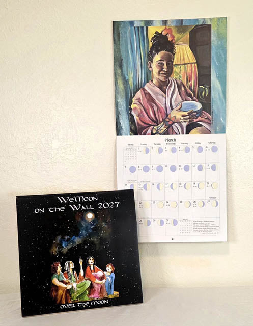 We'Moon Wall Calendar| Astrological Moon Phase Calendar
