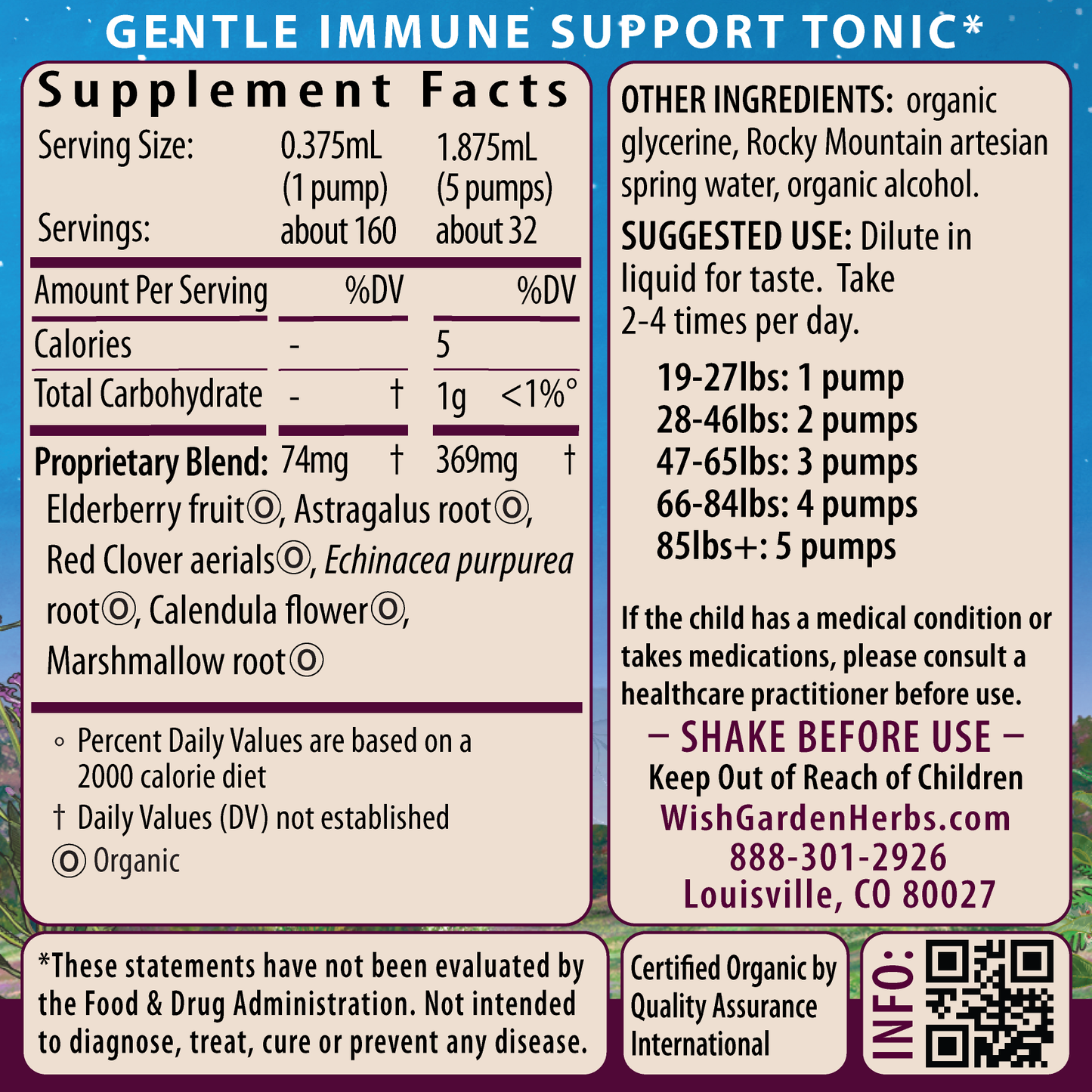 Daily Immune KIDS 2oz pump