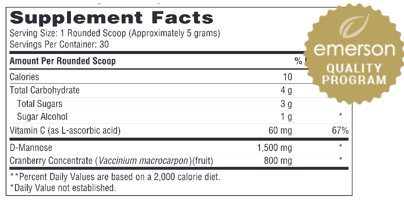 D-Mannose Plus (powder 5.29oz)