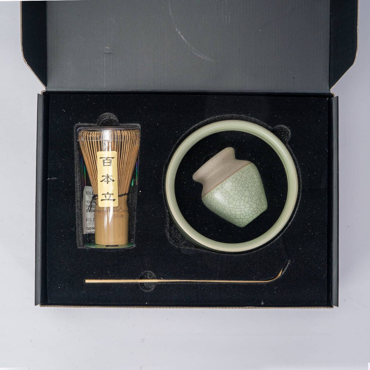 Ceremonial Matcha Bowl Whisk Stand and Scoop Set