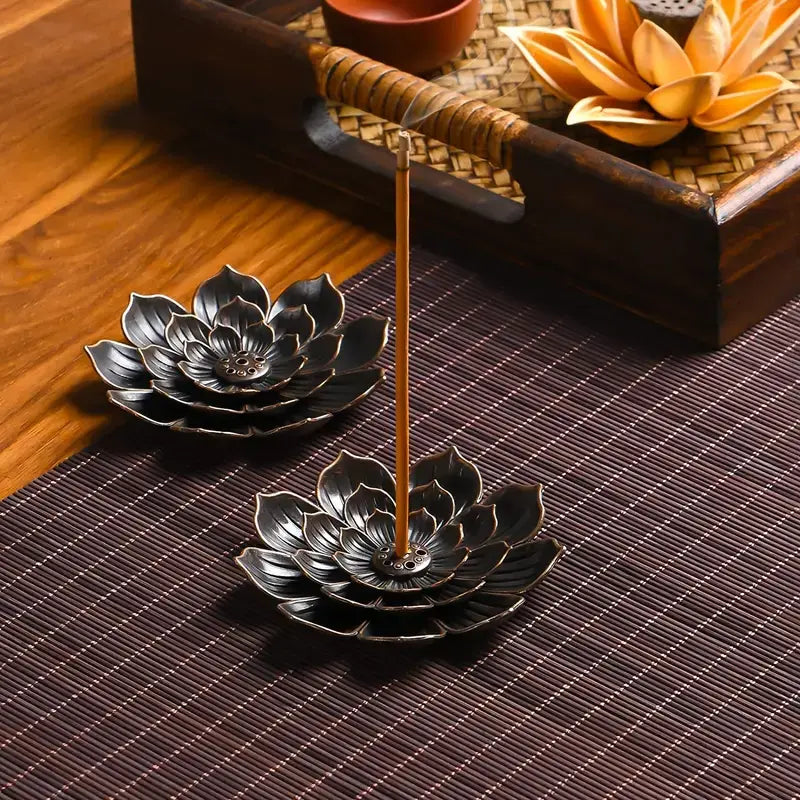 Lotus Shaped Incense Burner