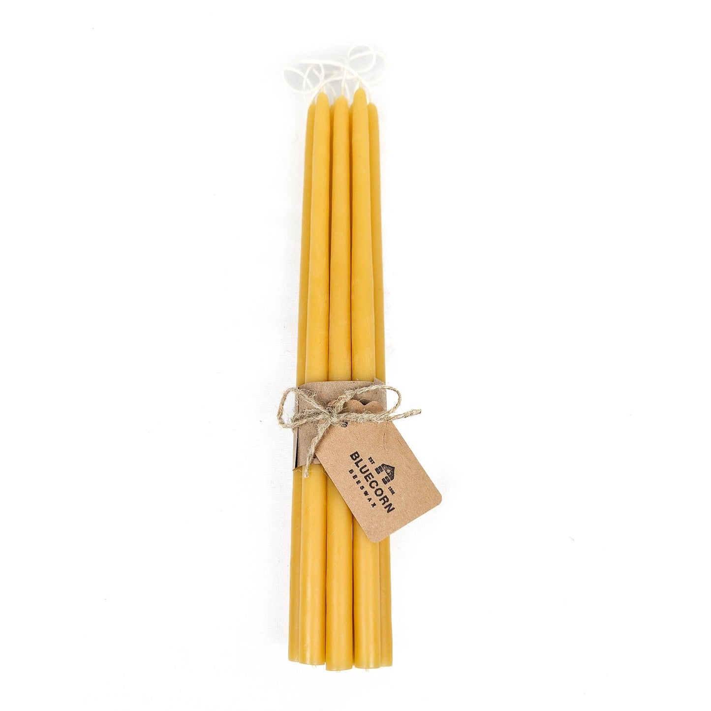 Moss: Thin Beeswax Taper Candles