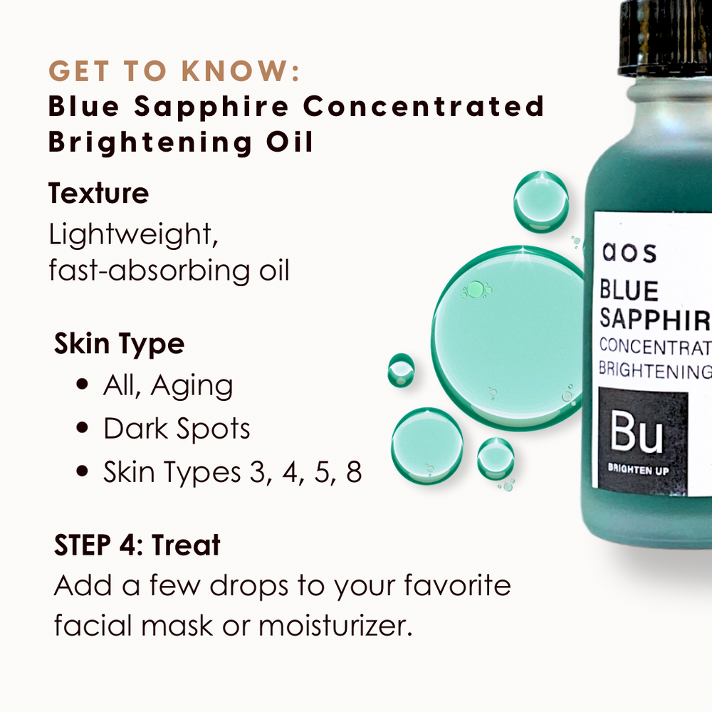Blue Sapphire Concentrated Brightening Oil Mini