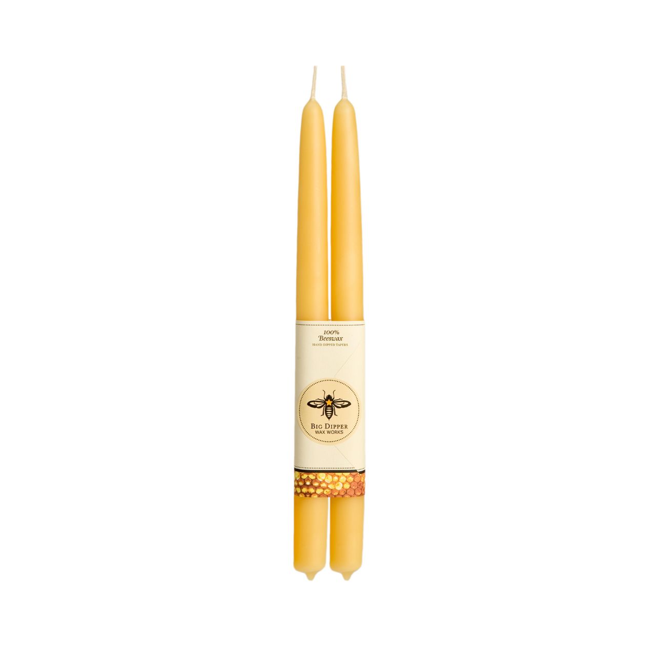 Pumpkin Taper: Standard (12" x 7/8") Beeswax