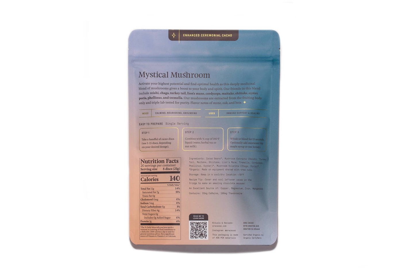 Mystical Mushroom Cacao per ounce