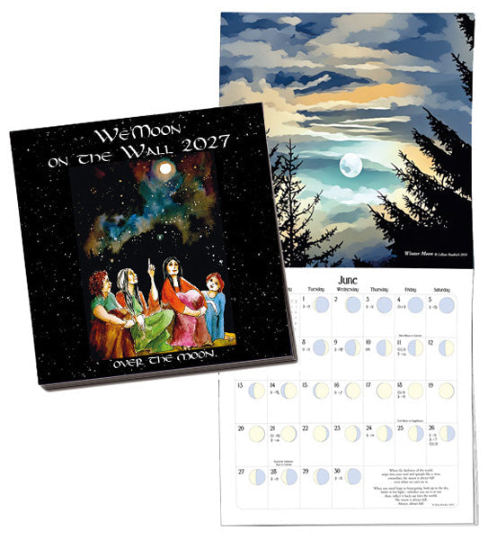 We'Moon Wall Calendar| Astrological Moon Phase Calendar