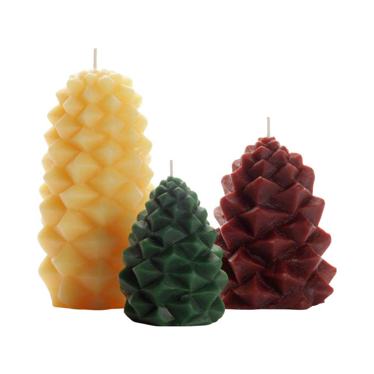 Medium Pinecone Beeswax Candles
