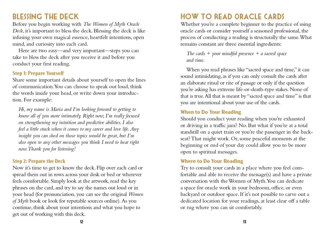 Women of Myth Oracle Deck by Maria Sofia Marmanides