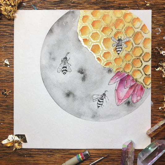 Beeing One w/Moon Print