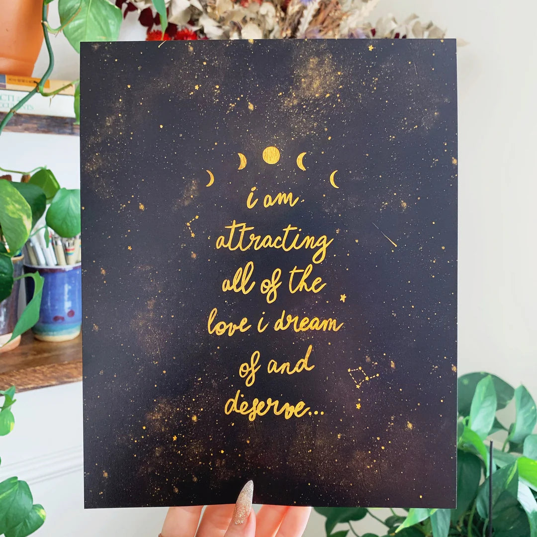 I Am Attracting All the Love print 8x10