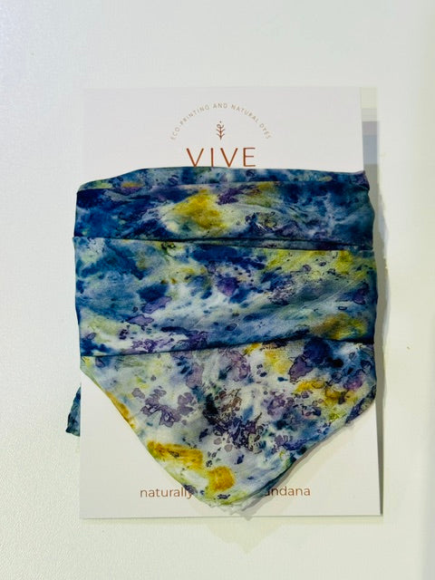 Eco-Print Silk Scarf