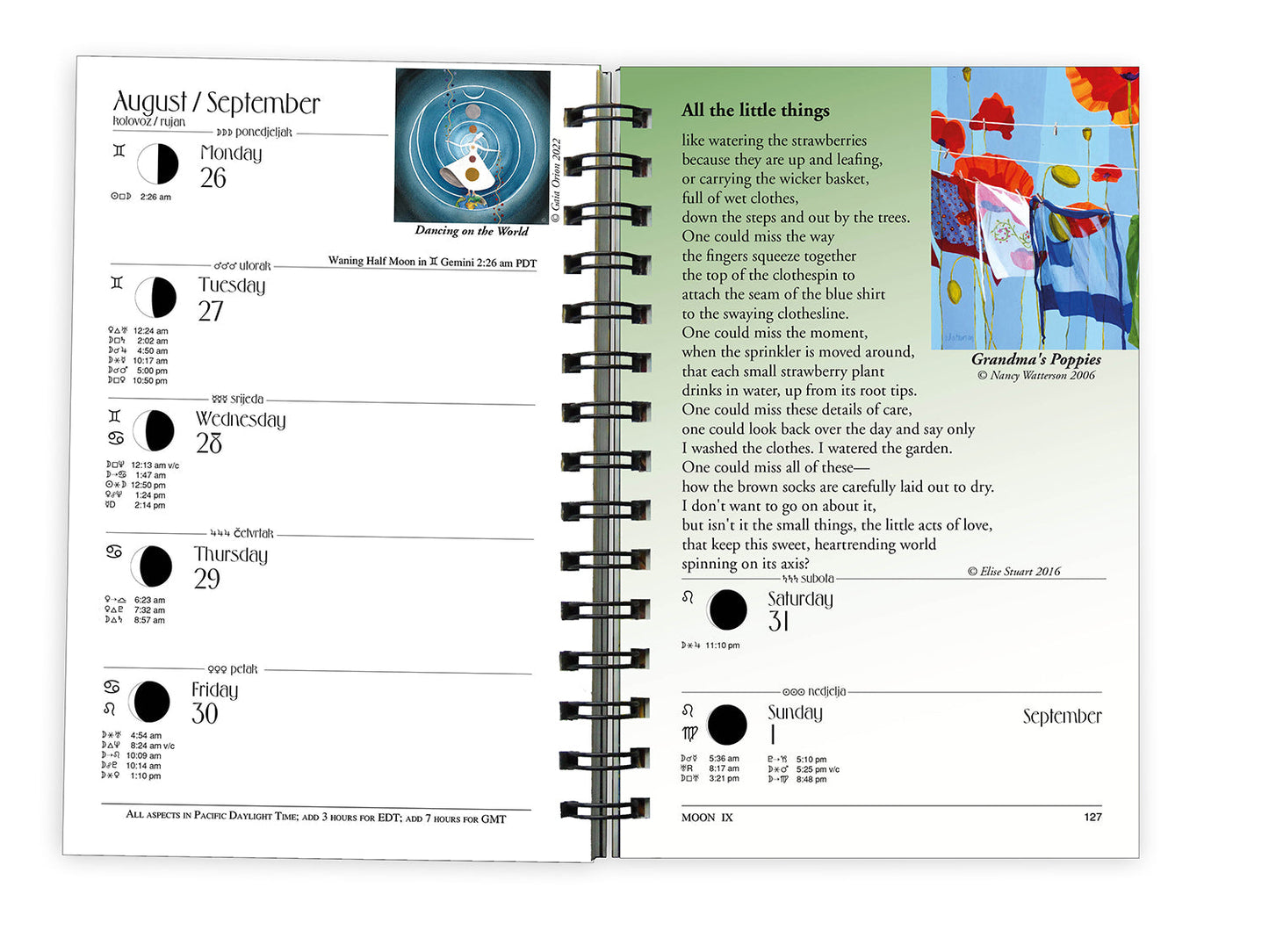 Datebook | Moon Calendar | Astrological Planner