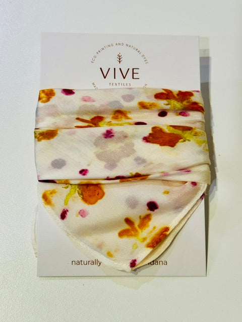Eco-Print Silk Scarf