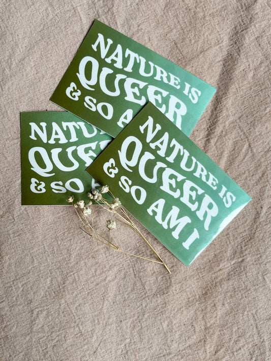 Queer Nature Vinyl Sticker