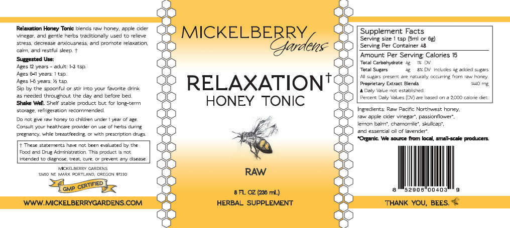 Relaxation Honey Tonic