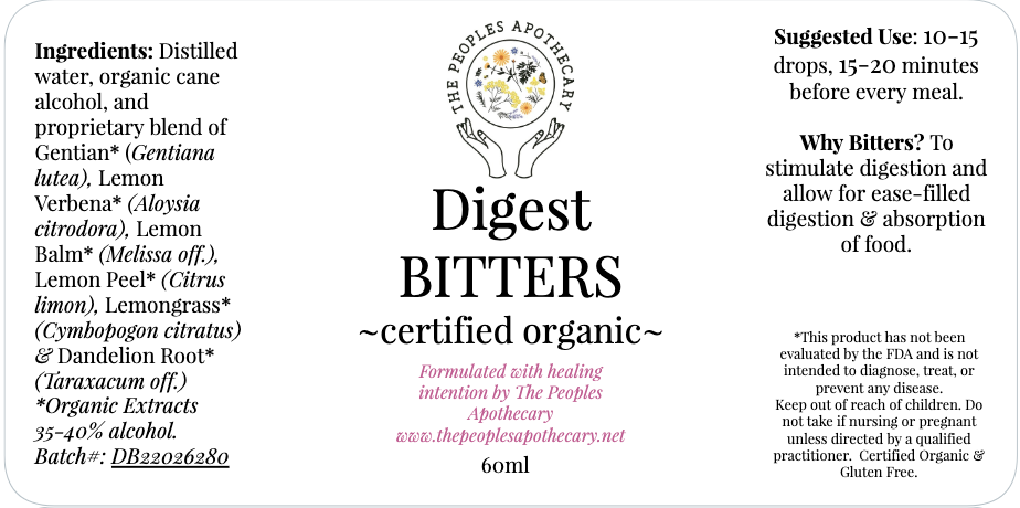 Digest Bitters Tincture